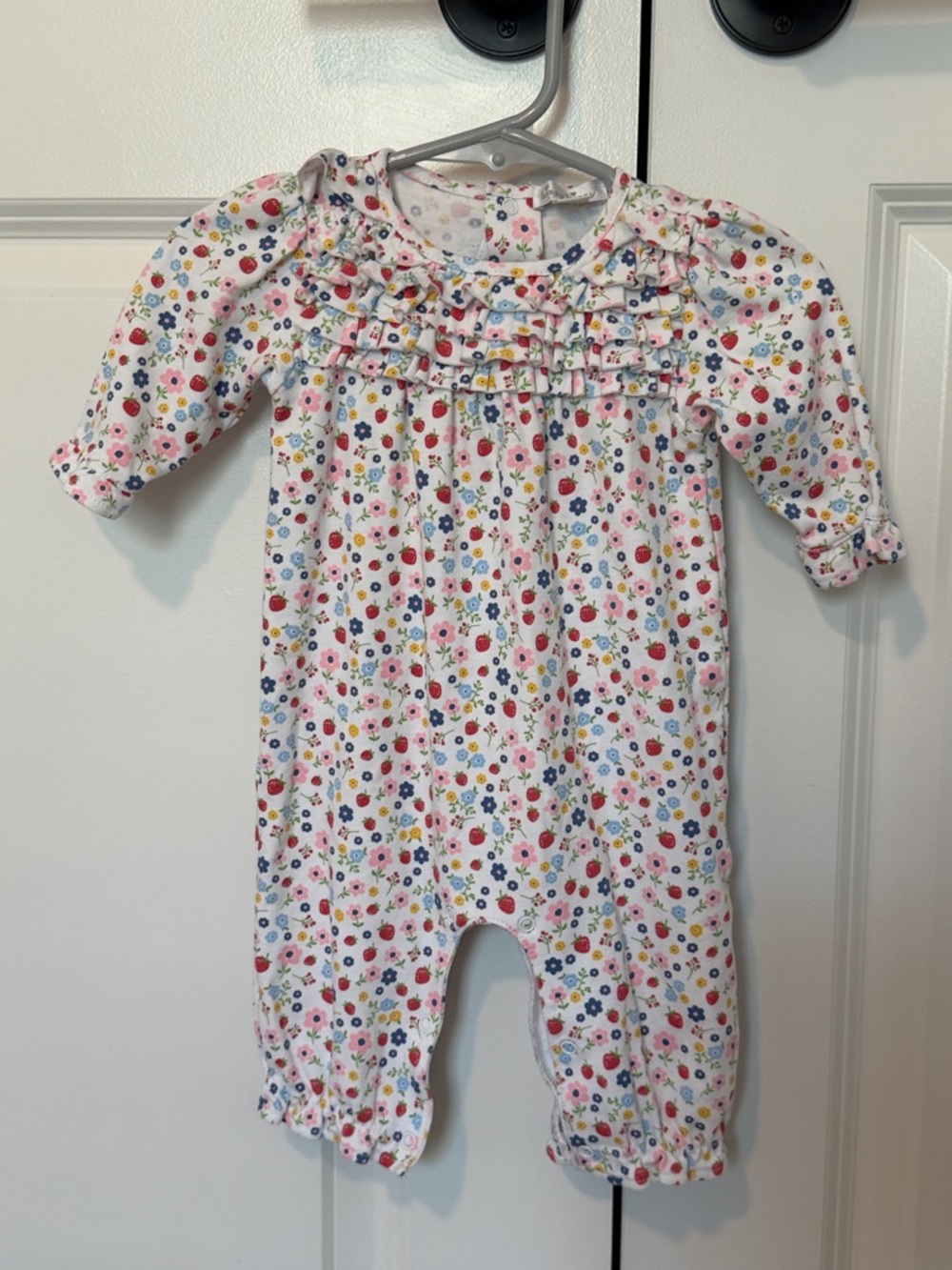 Kissy Kissy Floral Ruffle Jumper Size 3-6 months